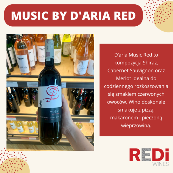 MUSIC BY D'ARIA RED 2017 OPIS